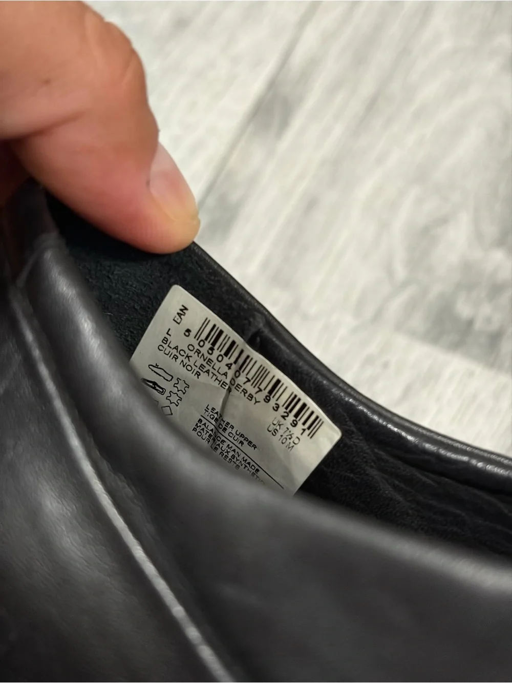 Clarks Originals Made in Italy Ornella Black Leather Derby Crepe Platform